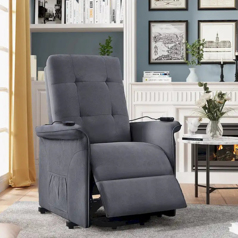 Fauteuil releveur électrique pour personnes âgées avec fonction de massage réglable