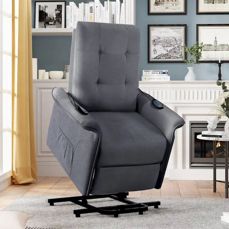 Fauteuil releveur électrique pour personnes âgées avec fonction de massage réglable