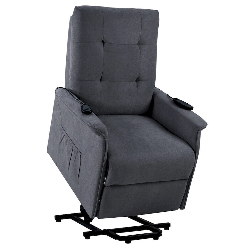 Fauteuil releveur électrique pour personnes âgées avec fonction de massage réglable
