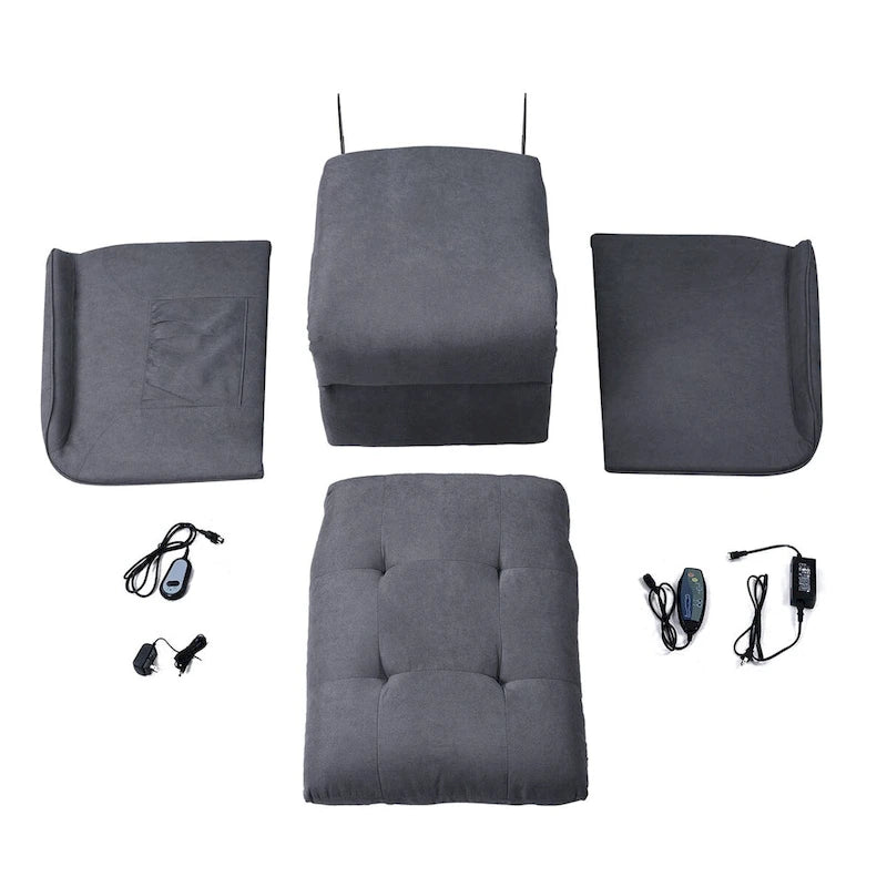 Fauteuil releveur électrique pour personnes âgées avec fonction de massage réglable