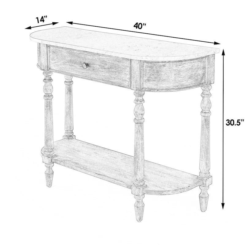 Console en marbre Butler Danielle