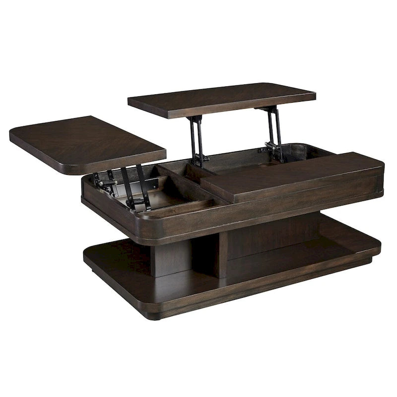 Table basse rectangulaire à double plateau relevable Grove Park