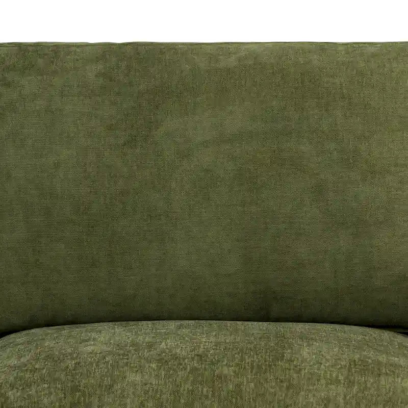 Canapé Poly & Bark Fano 99 en velours vert vieilli