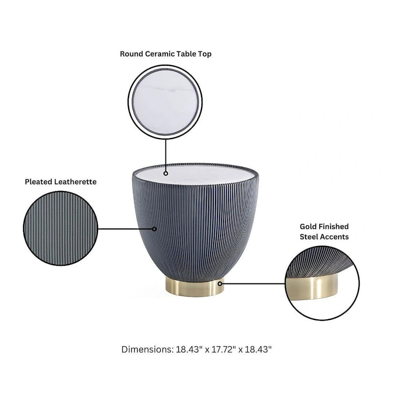 Ensembles de table rembourrés Manhattan Comfort Modern Anderson 2.0