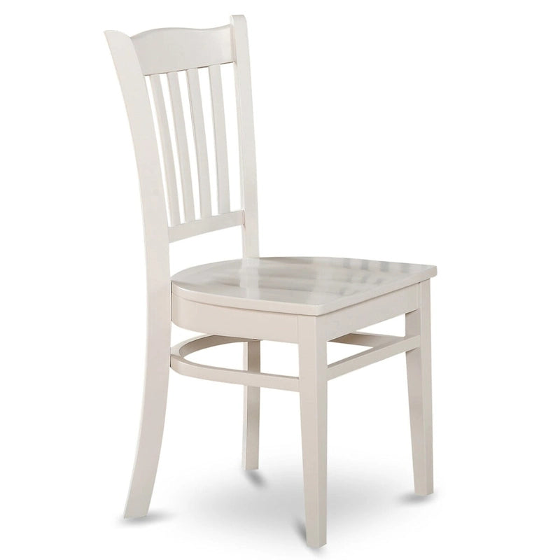 East West Furniture Ensemble de salle à manger 5 pièces - une table de cuisine ronde et 4 chaises de salle à manger (options de finition)