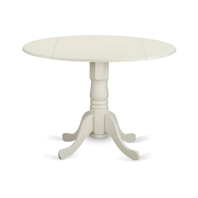 Ensemble de salle à manger East West Furniture comprenant une table de salle à manger et des chaises de cuisine en tissu de lin (Options de finition et de pièces)