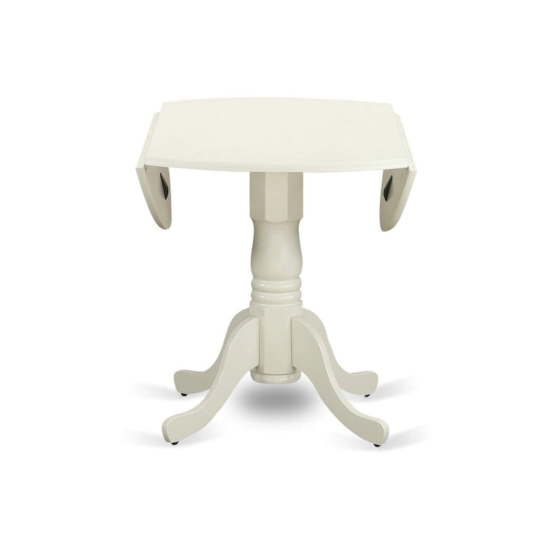 Ensemble de salle à manger East West Furniture comprenant une table de salle à manger et des chaises de cuisine en tissu de lin (Options de finition et de pièces)