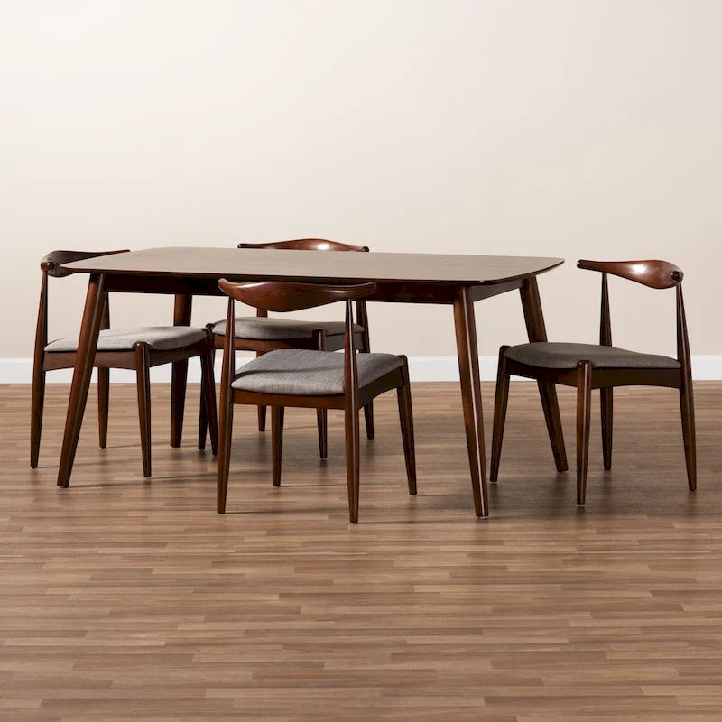 Ensemble de salle à manger 5 pièces rembourré Aeron Mid-Century Modern
