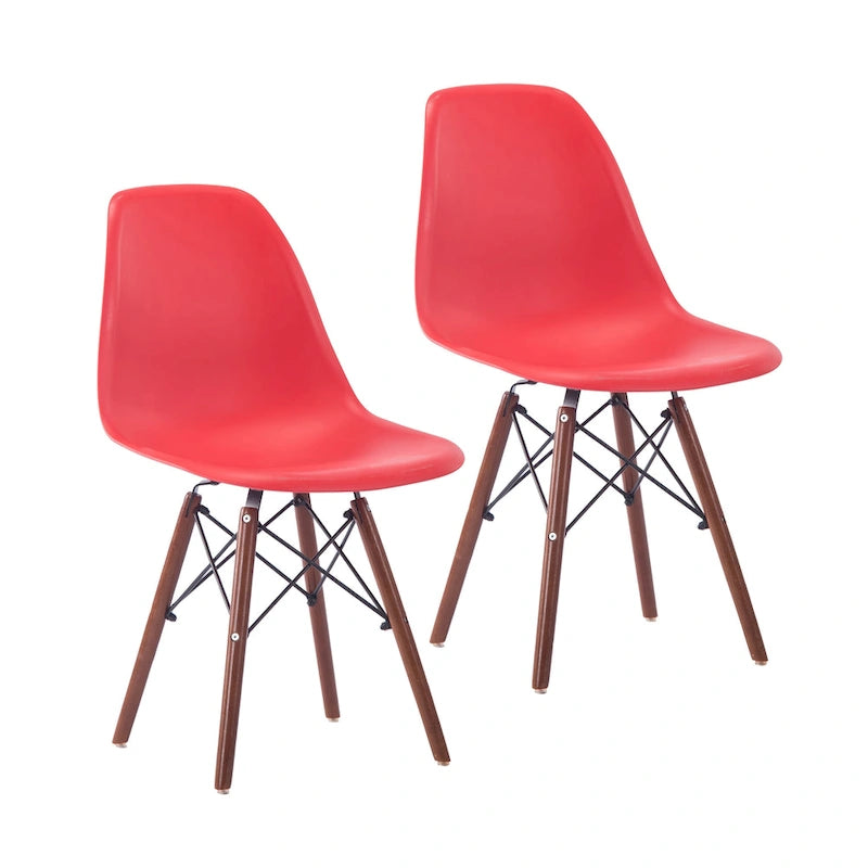 Porthos Home Lot de 2 chaises de salle à manger élégantes et modernes