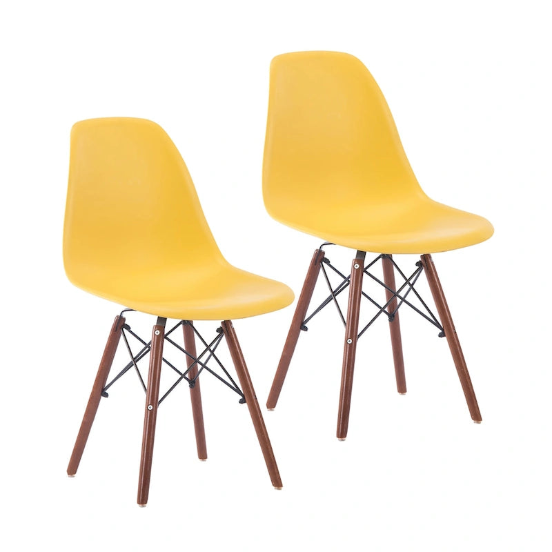 Porthos Home Lot de 2 chaises de salle à manger élégantes et modernes