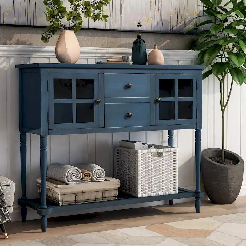 Meuble de rangement buffet avec étagère inférieure