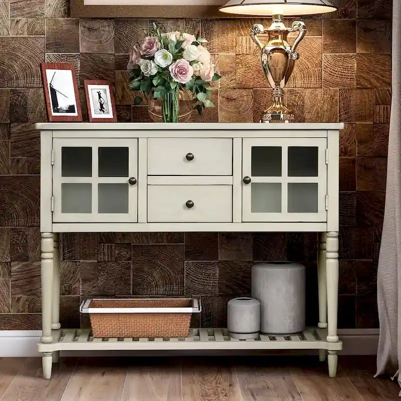 Meuble de rangement buffet avec étagère inférieure