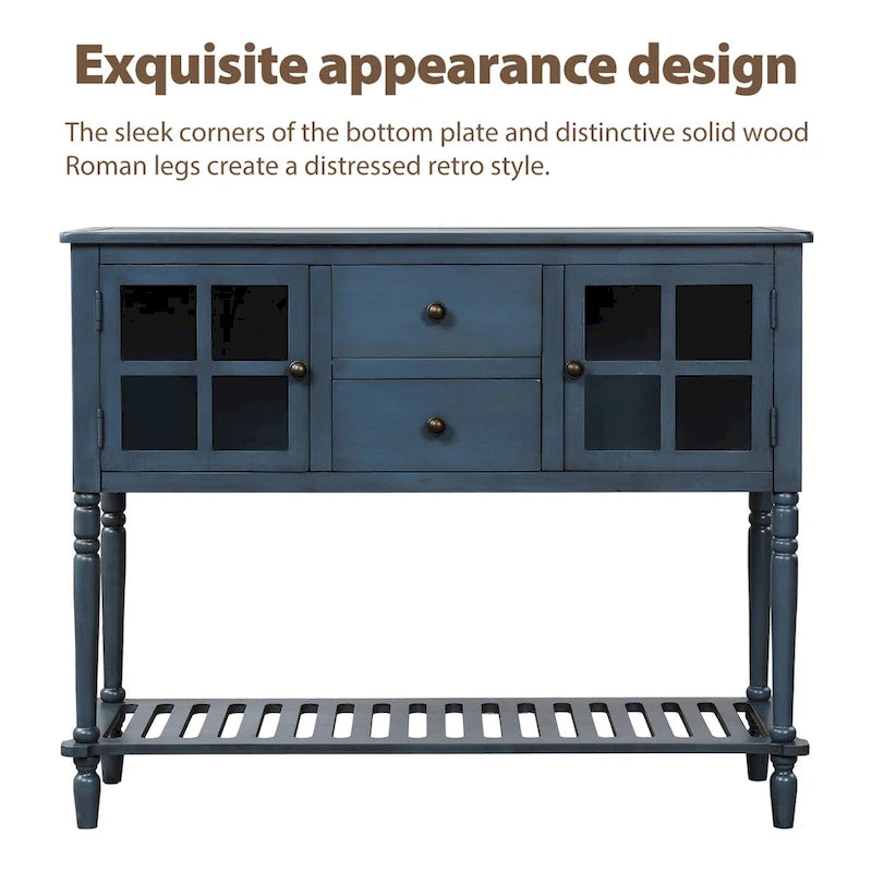 Meuble de rangement buffet avec étagère inférieure