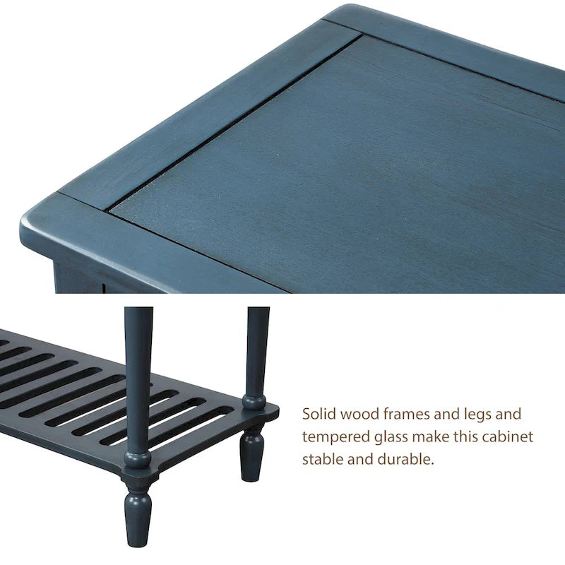 Meuble de rangement buffet avec étagère inférieure
