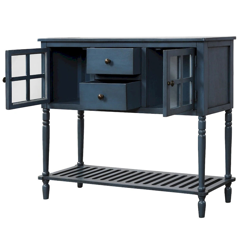 Meuble de rangement buffet avec étagère inférieure
