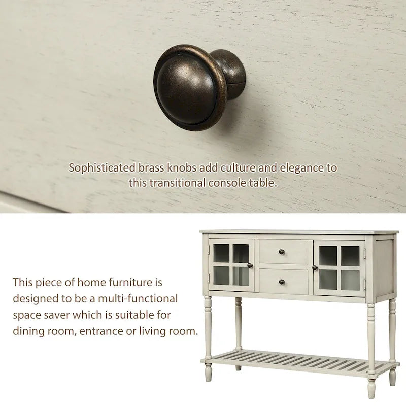 Meuble de rangement buffet avec étagère inférieure