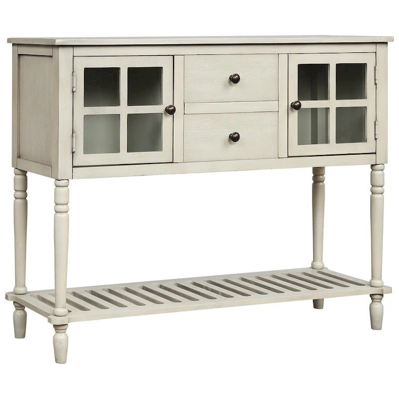 Meuble de rangement buffet avec étagère inférieure