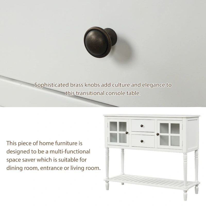 Meuble de rangement buffet avec étagère inférieure