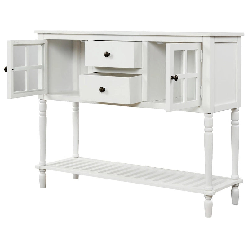 Meuble de rangement buffet avec étagère inférieure