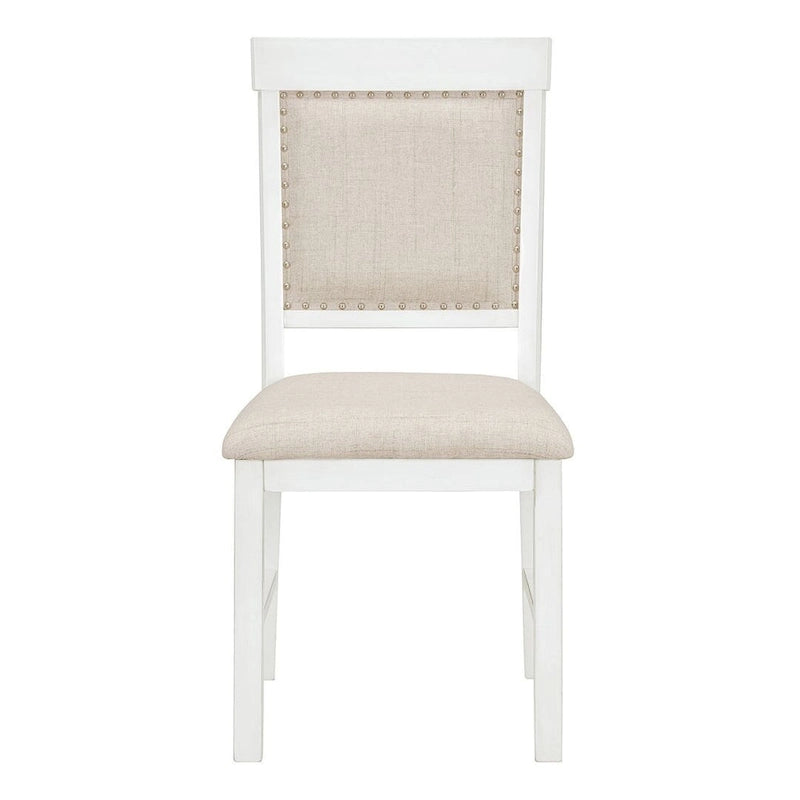 Ensemble de salle à manger extensible traditionnel 58 avec 4 chaises rembourrées