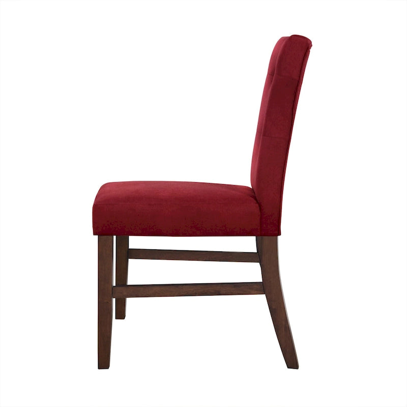 Chaise de salle à manger en bois Mid-Century Modern 7 pièces CraftPorch