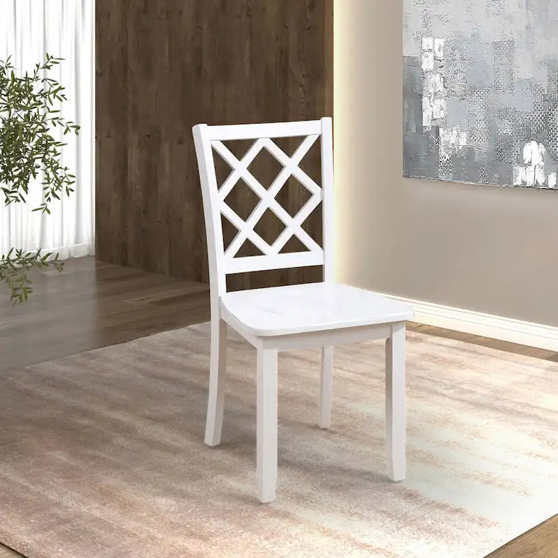 Ensemble de salle à manger 5 pièces en bois massif style campagnard Manheim de Furniture of America