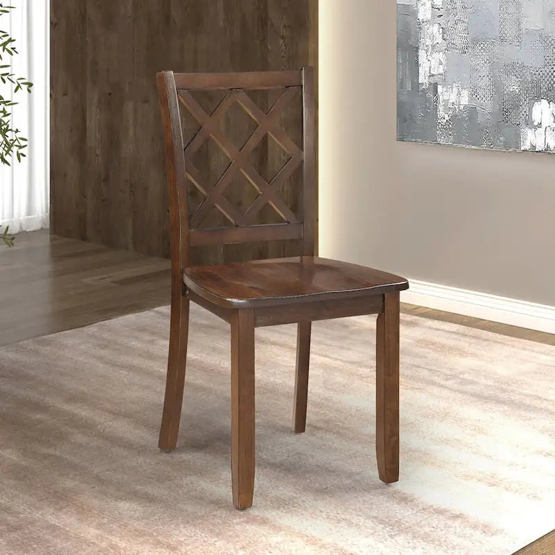 Ensemble de salle à manger 5 pièces en bois massif style campagnard Manheim de Furniture of America