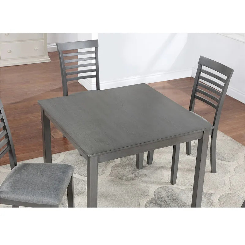 Table à manger carrée en bois