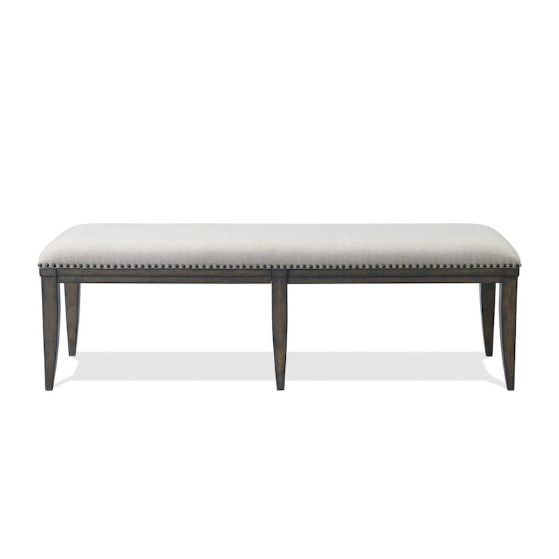 Banc de salle à manger rembourré Roundhill Furniture Grant, Beige