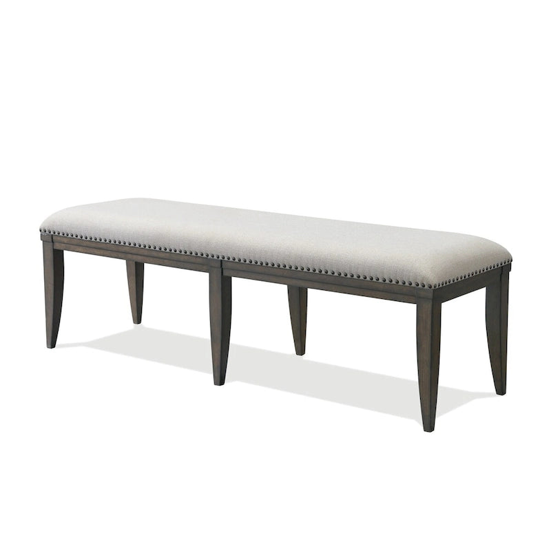 Banc de salle à manger rembourré Roundhill Furniture Grant, Beige
