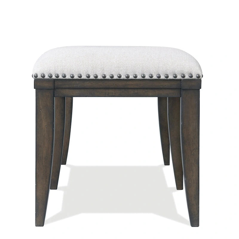 Banc de salle à manger rembourré Roundhill Furniture Grant, Beige