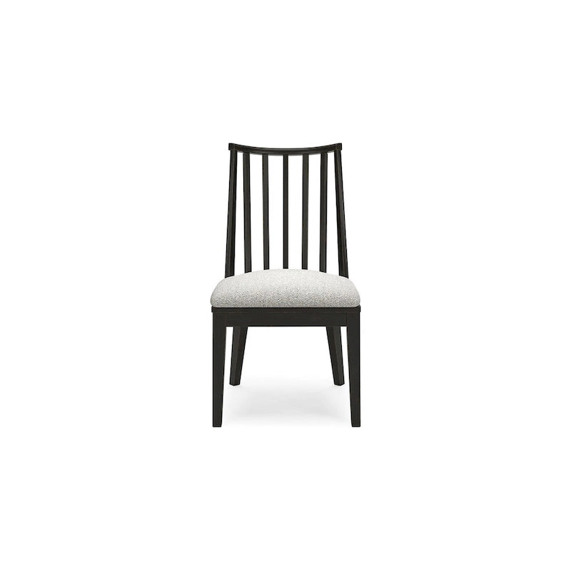 Signature Design by Ashley Galliden Chaise de salle à manger noire - 20,5 larg. x 23,25 prof. x 37 haut.