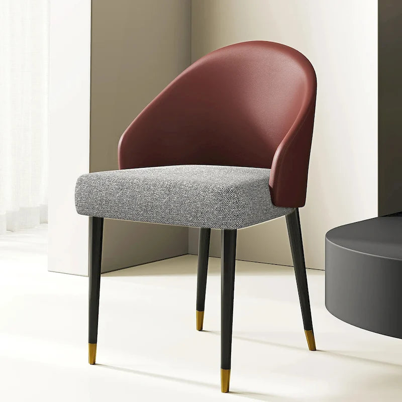 Ensemble de salle à manger rectangulaire extensible en pierre frittée à pieds croisés de 9 pièces avec 8 chaises pour la maison ou la villa