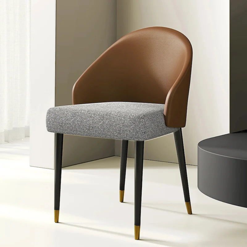 Ensemble de salle à manger rectangulaire extensible en pierre frittée à pieds croisés de 9 pièces avec 8 chaises pour la maison ou la villa