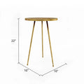 Table d'appoint ronde Atonvale – 56 cm (H) x 41 cm (l) x 41 cm (P)