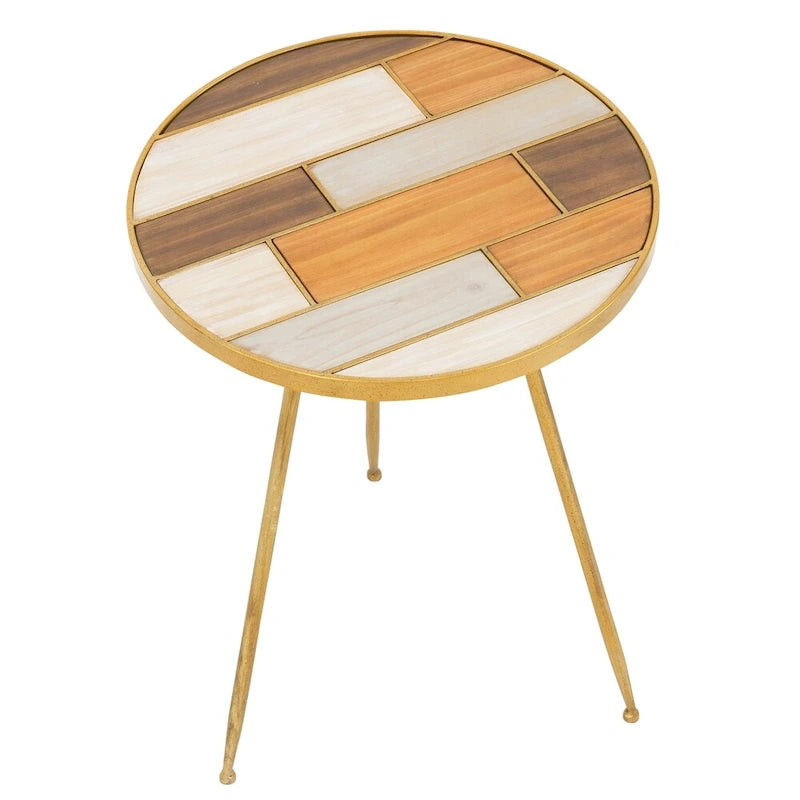 Table d'appoint ronde Atonvale – 56 cm (H) x 41 cm (l) x 41 cm (P)