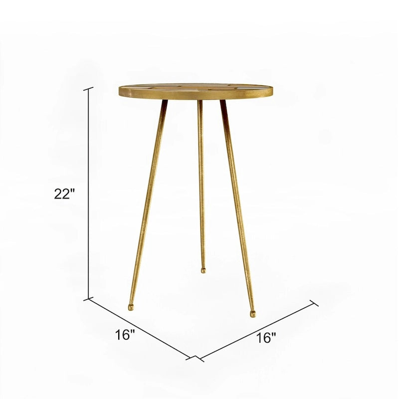 Table d'appoint ronde Atonvale – 56 cm (H) x 41 cm (l) x 41 cm (P)
