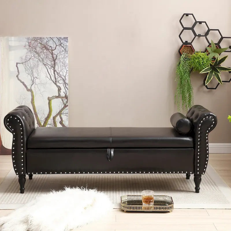 Banc de bout de lit rembourré KATA