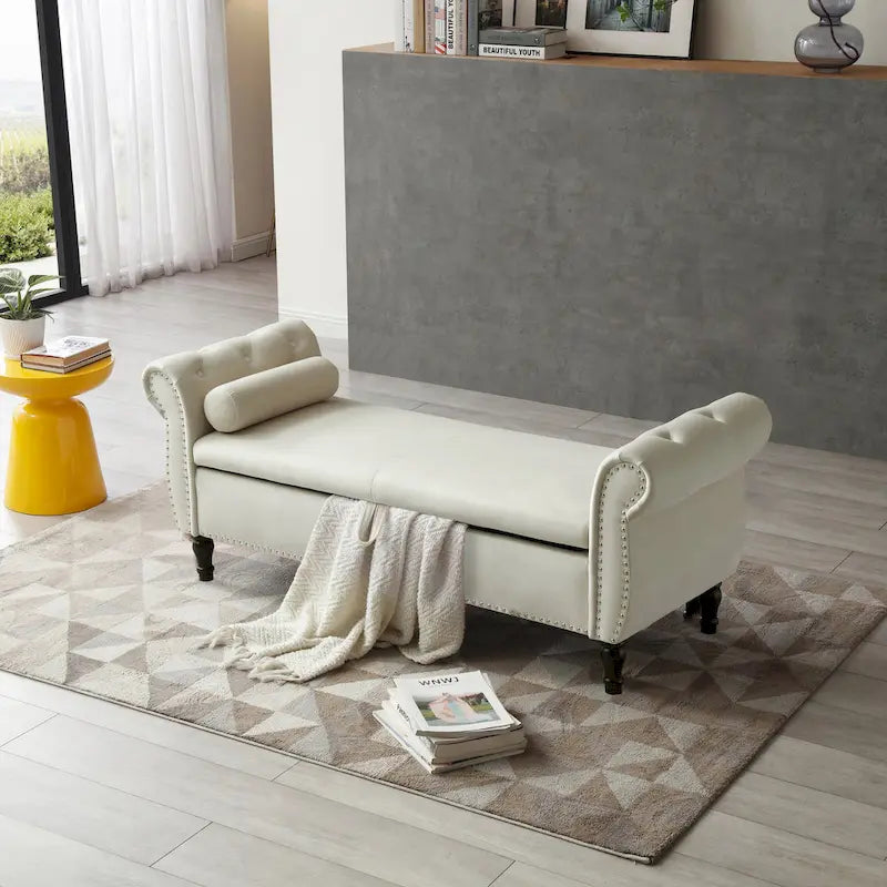 Banc de bout de lit rembourré KATA