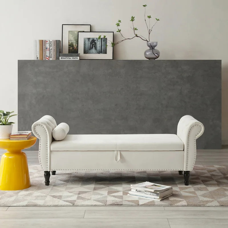 Banc de bout de lit rembourré KATA
