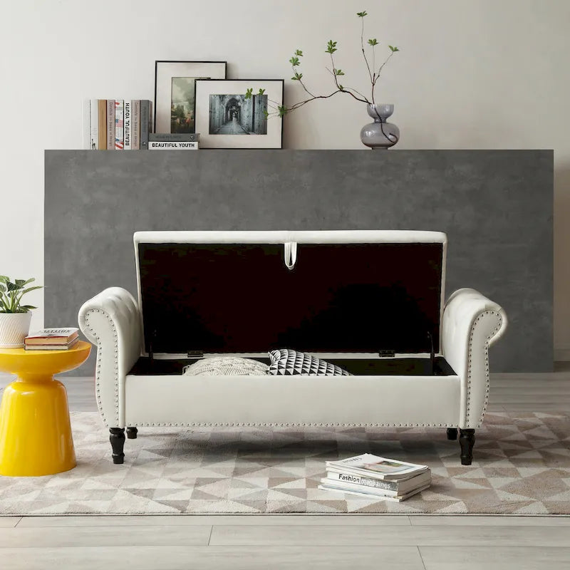 Banc de bout de lit rembourré KATA