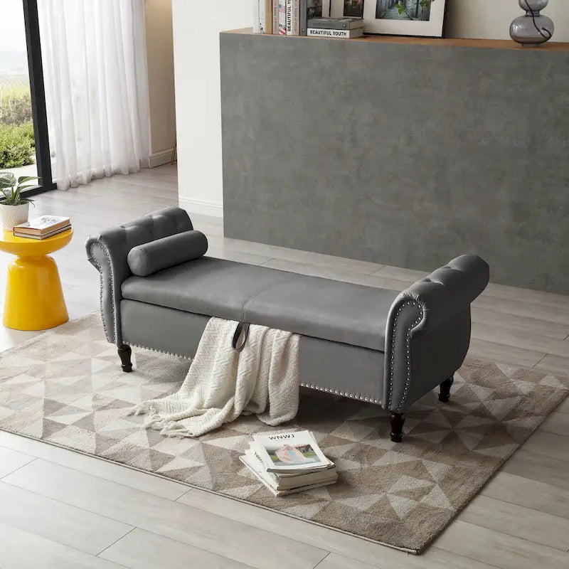 Banc de bout de lit rembourré KATA