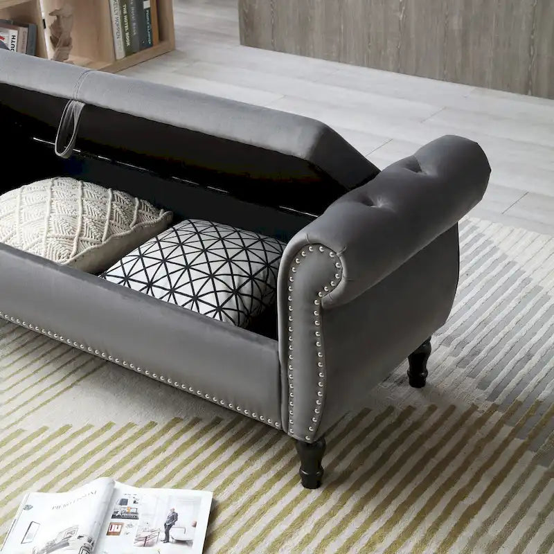 Banc de bout de lit rembourré KATA