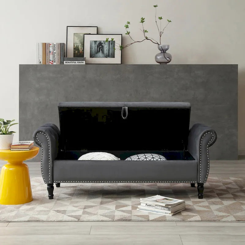 Banc de bout de lit rembourré KATA
