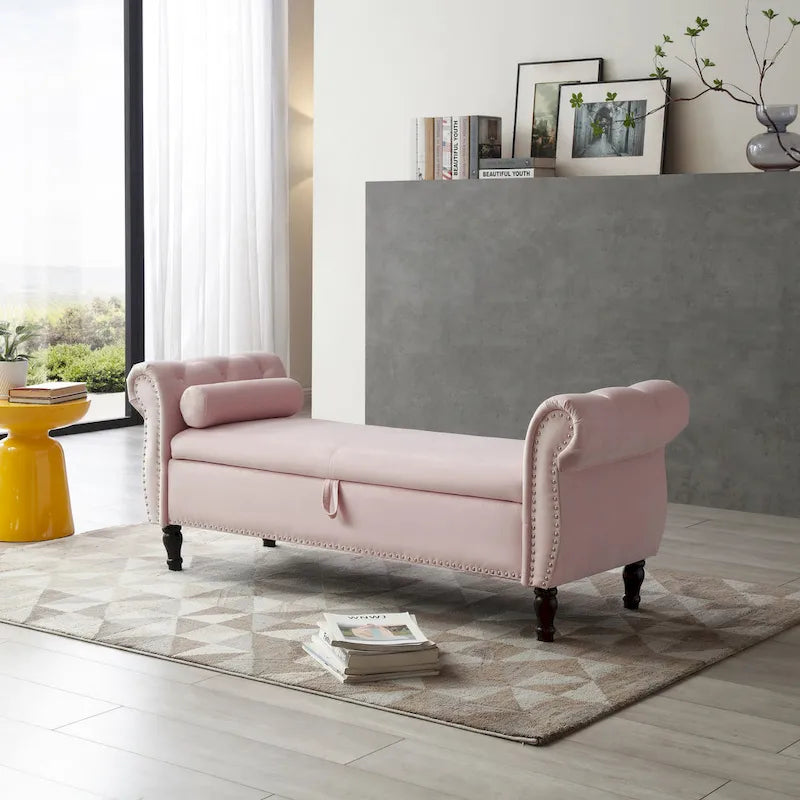 Banc de bout de lit rembourré KATA