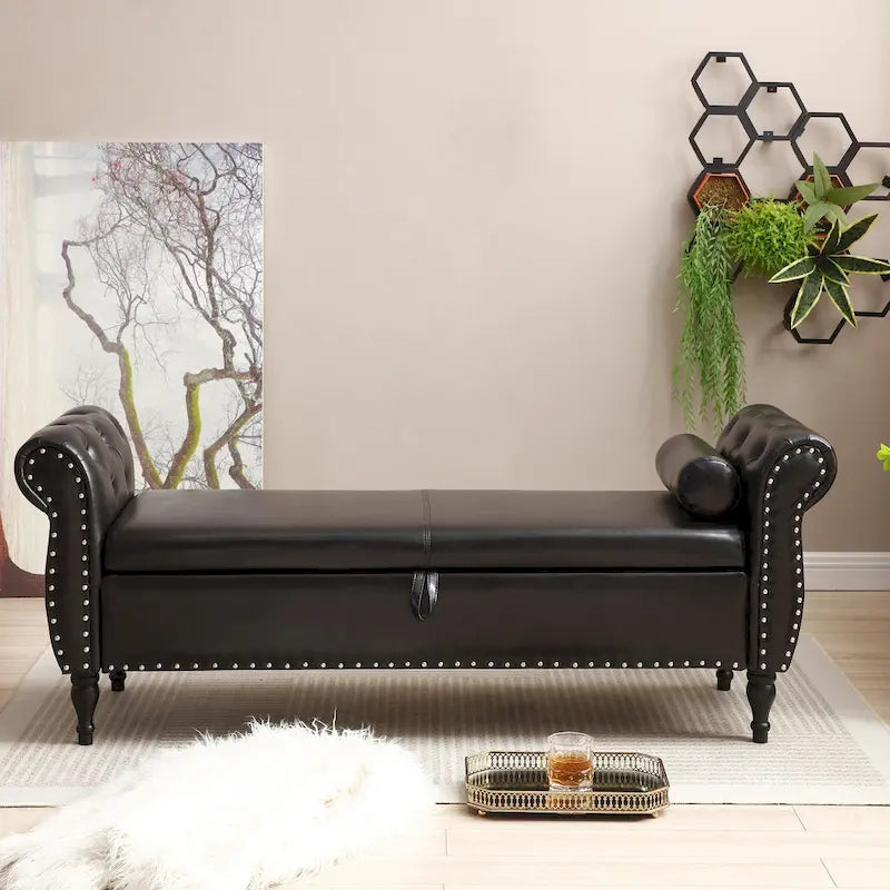 Banc de bout de lit rembourré KATA
