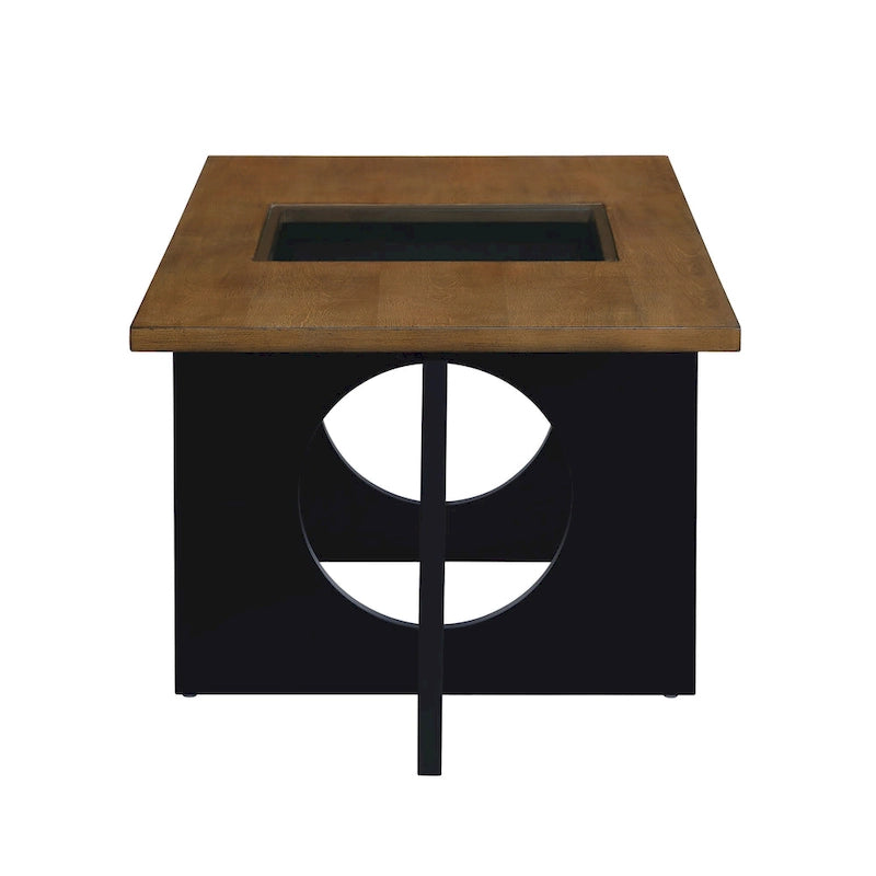 Table basse rectangulaire en bois contemporaine 47