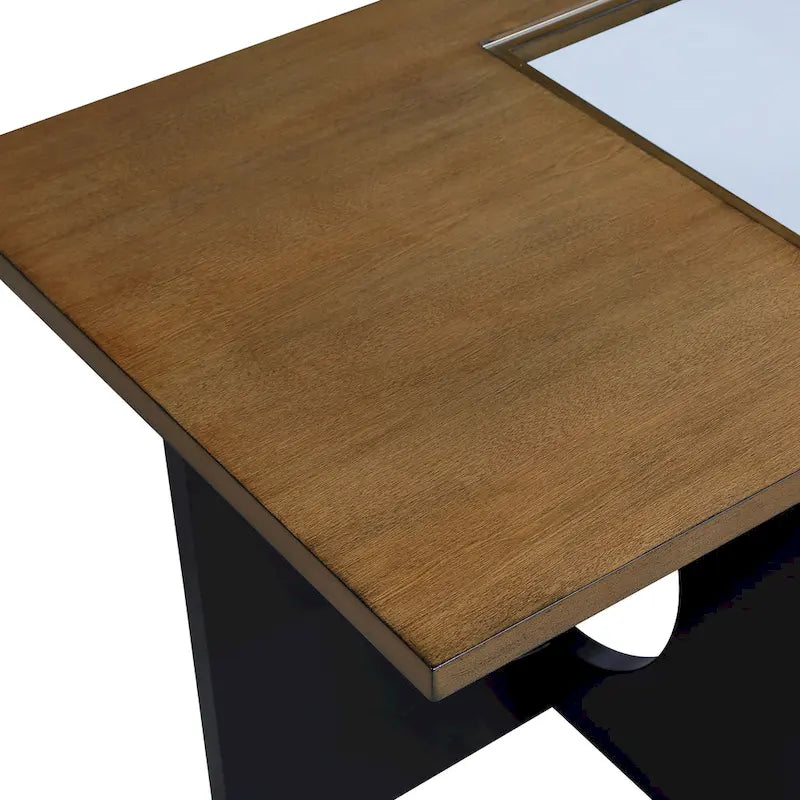 Table basse rectangulaire en bois contemporaine 47