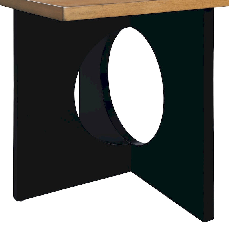 Table basse rectangulaire en bois contemporaine 47