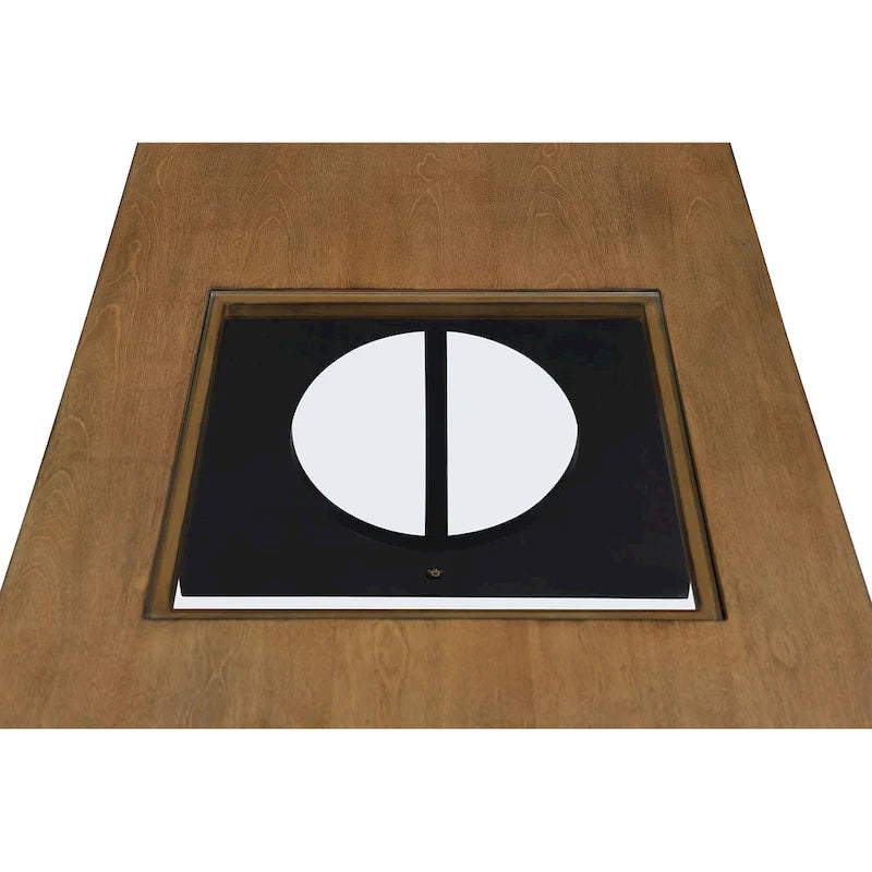 Table basse rectangulaire en bois contemporaine 47